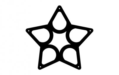 Скачать dxf - Иконка звезда иконки морская звездочка пиктограмма звезды звезда