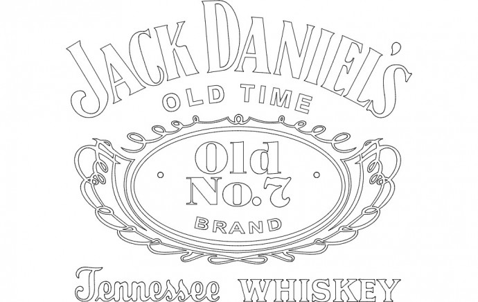Скачать dxf - Jack daniels эмблема джек дэниэлс лого jack daniels