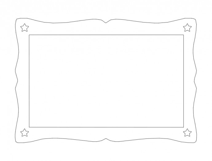 Скачать dxf - Рамка рамка тонкая чб белая рамка рамка шаблон
