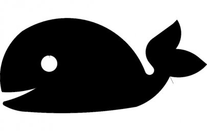 Скачать dxf - Кит силуэт силуэт рыбы легкий кит символ кит