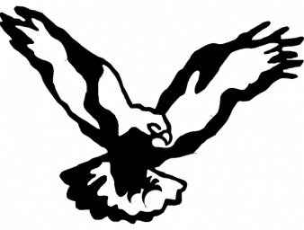 Скачать dxf - Силуэт орла птица силуэт орел контур ястреб силуэт