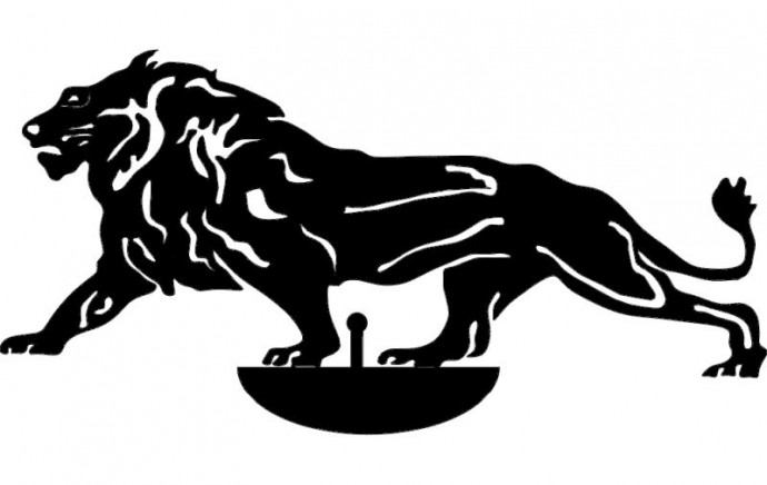 Скачать dxf - Гранд логотип лев