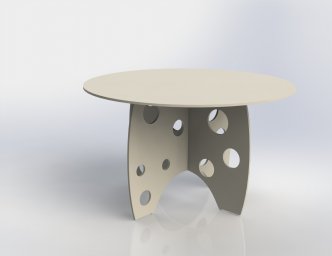 Скачать dxf - Подставка под торт из фанеры стол мебель столики