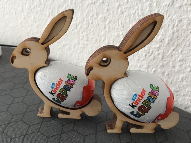 Скачать dxf - Пасхальные сувениры зайцы из фанера пасхальный заяц кролик
