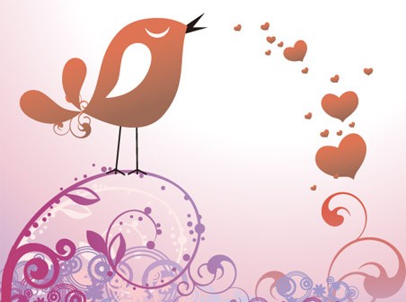 День святого валентина графика день святого валентина птицы фон день святого 5264