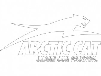 Скачать dxf - Арктик кэт лого арктик кэт логотип arctic cat