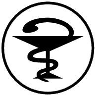 Символ медицины в круге медицина логотип медицинский знак для печати символ 13