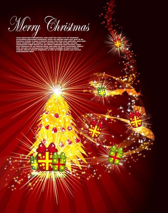 Красный фон новый год с новым годом merry christmas с новым 3984