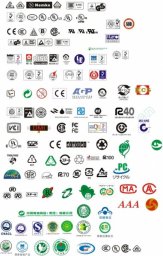 Знаки сертификации сша различные логотипы дизайн логотип символы векторный логотип
