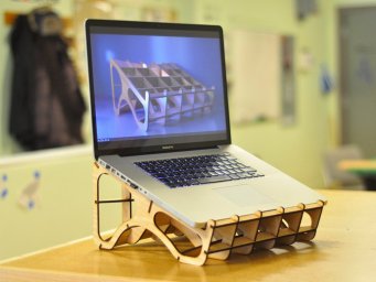 Скачать dxf - Подставка для ноутбука подставка для ноутбука из фанеры