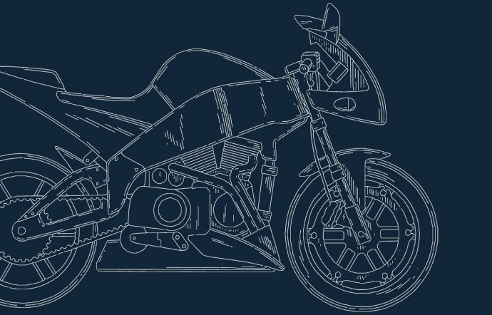 Скачать dxf - Мотоцикл мотоцикл епс мотоцикл blueprint автокад мото мотоцикл
