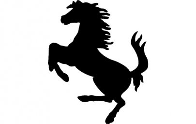 Скачать dxf - Силуэт лошади галоп силуэт лошадь логотип черная лошадь