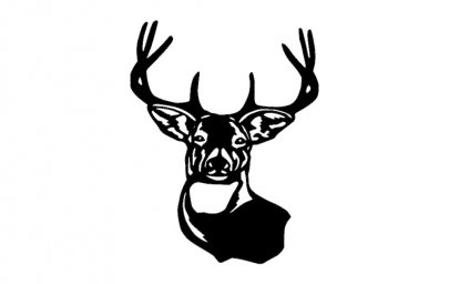 Скачать dxf - Голова оленя голова оленя силуэт олень олень рисунок