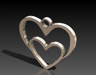 Скачать dxf - Рисунки для украшения сердечко в форме сердца украшение