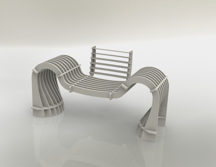 Скачать dxf - Параметрическая мебель уличная мебель параметрическая мебель из фанеры