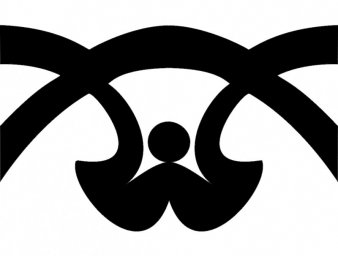Скачать dxf - Символы символ биологической опасности орнамент знаки символы biohazard