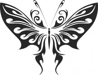 Узоры бабочки бабочки векторные стилизованное изображение бабочки бабочка трафарет тату