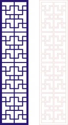 Лабиринт простой решетка dxf тетрис японское окно орнамент трафареты рисунков