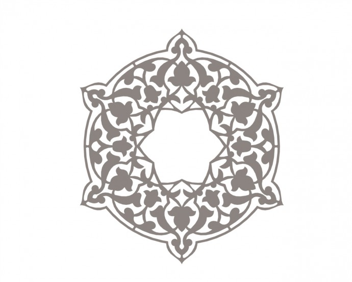 Скачать dxf - Арабский орнамент восьмиугольник орнамент мандала узор узор орнамент