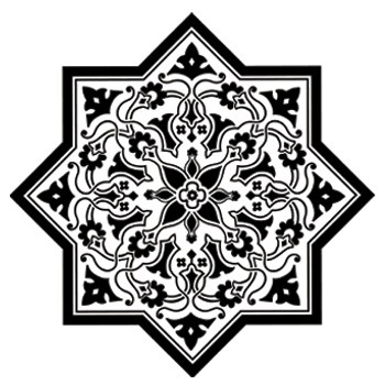 Скачать dxf - Марокканский орнамент шаблоны трафареты арабские узоры узор арабеска
