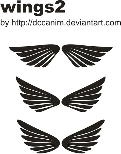 Логотип крылья крылья эмблема векторные крылья крылья иконка крылья dccanim.deviantart.