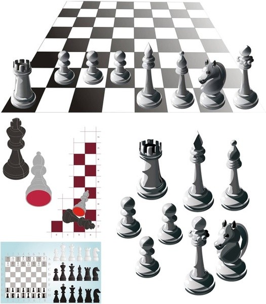 Шахматные фигуры шахматные фигуры коллаж шахматы графические шахматы классические шахматы 5156