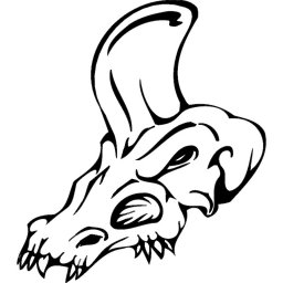 Скачать dxf - Татуировки эскизы череп дракона зарисовки рисунки татуировок череп