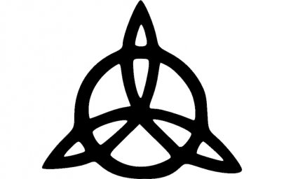 Скачать dxf - Символы символ силы знаки триглав знак символ трикветр
