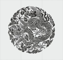 Графика рисунок узоры китайские орнаменты графика дракон для гравировки