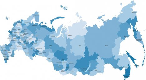 Карта россии в векторе карта россии карта россии с городами