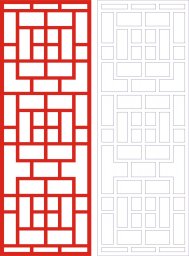 Японское окно орнамент решетка dxf тетрис китайские узоры и орнаменты