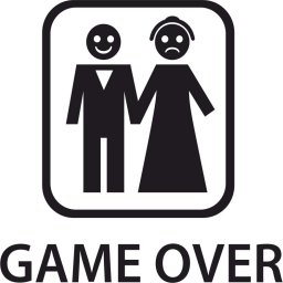 Наклейка гейм овер гейм овер гейм овер свадьба game over