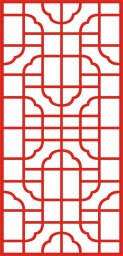 Китайский узор решетка трафарет решетка сложные головоломки