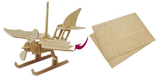 Скачать dxf - Деревянный самолет игрушка механические игрушки из дерева деревянные