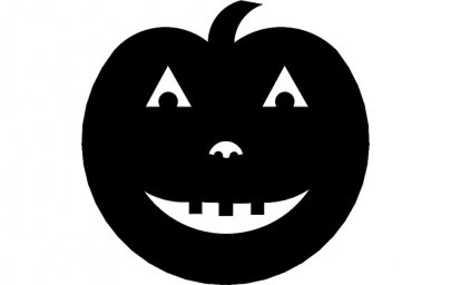 Скачать dxf - Иконка тыквы для хэллоуина halloween тыква иконка шаблон