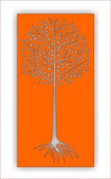 Векторное дерево логотип дерево с корнями трафарет дерева иллюстрация дерево