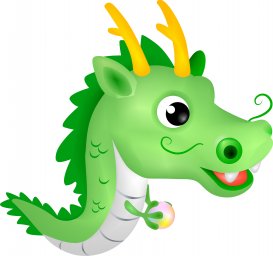 Дракон детский дракончик зеленый дракон мультяшный зеленый дракончик веселый дракон