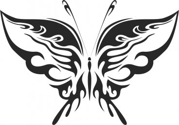 Скачать dxf - Бабочки векторные трафарет бабочки бабочка символ бабочка эскиз