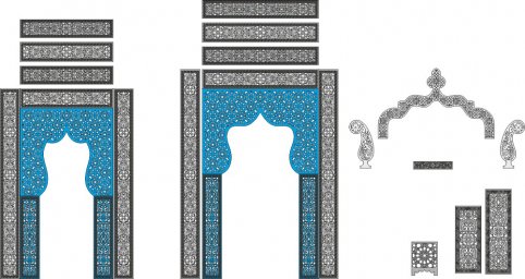 Узоры арабские рамка в восточном стиле восточный орнамент арка арабское