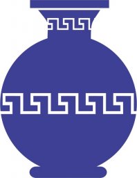 Ваза с греческим орнаментом логотип греческие вазы вектор греческие узоры