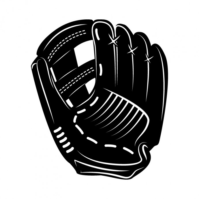 Скачать dxf - Перчатка бейсбольная wilson бейсбольная перчатка перчатка бейсбол силуэт