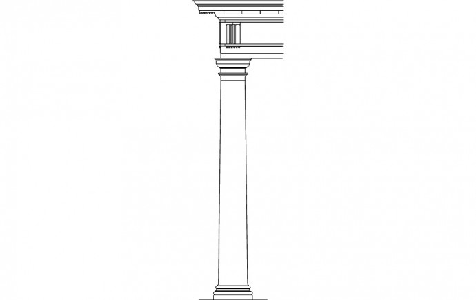 Скачать dxf - Колонны архитектурные ордера в массах архитектурный ордер ордера