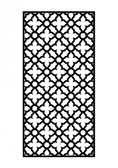 Скачать dxf - Орнамент решётки арабеска узор орнамент орнамент трафарет узор