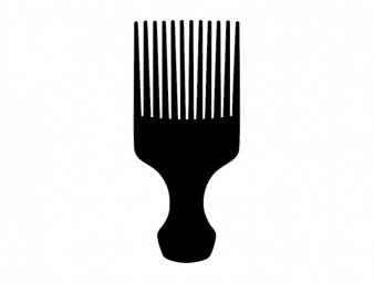 Скачать dxf - Расческа-вилка для волос расческа для волос расческа гребень