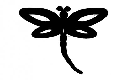 Скачать dxf - Стрекоза пиктограмма стрекоза иконка символ бабочки трафарет рисунок