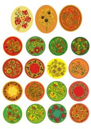 Узор хохломской игрушки орнамент хохломская роспись народные узоры тарелка хохлома