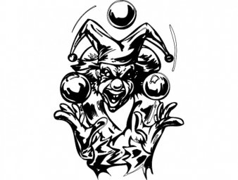Скачать dxf - Рисунки татуировок эскизы эскизы рисунков для нард клоун