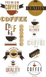 Логотипы кофеен логотип кофейни логотип кофе ретро логотипы винтажные логотипы