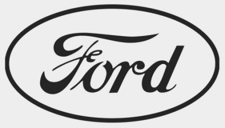 Скачать dxf - Логотип форд чб трафарет эмблемы форд ford лого
