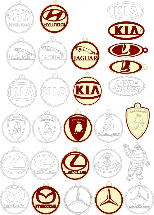 Знаки значки дизайн иконка автомобиль логотип разные значки печать